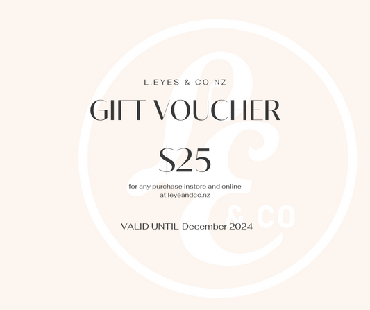 L.Eyes & co NZ digital gift voucher