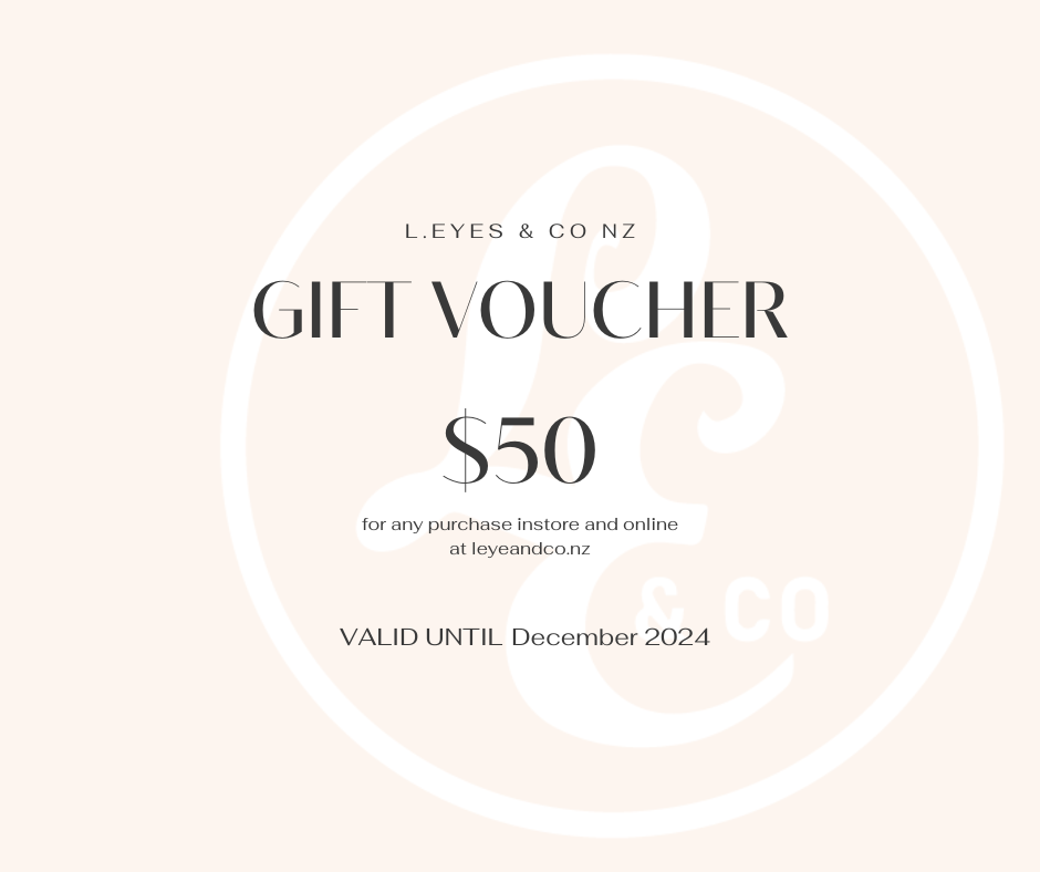 L.Eyes & co NZ digital gift voucher